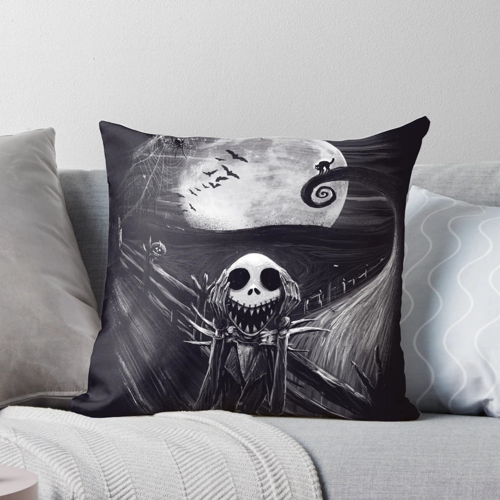 The Scream Before Christmas Decorative Pillow - Nightmare Before Christmas themed Jack Skellington home decor