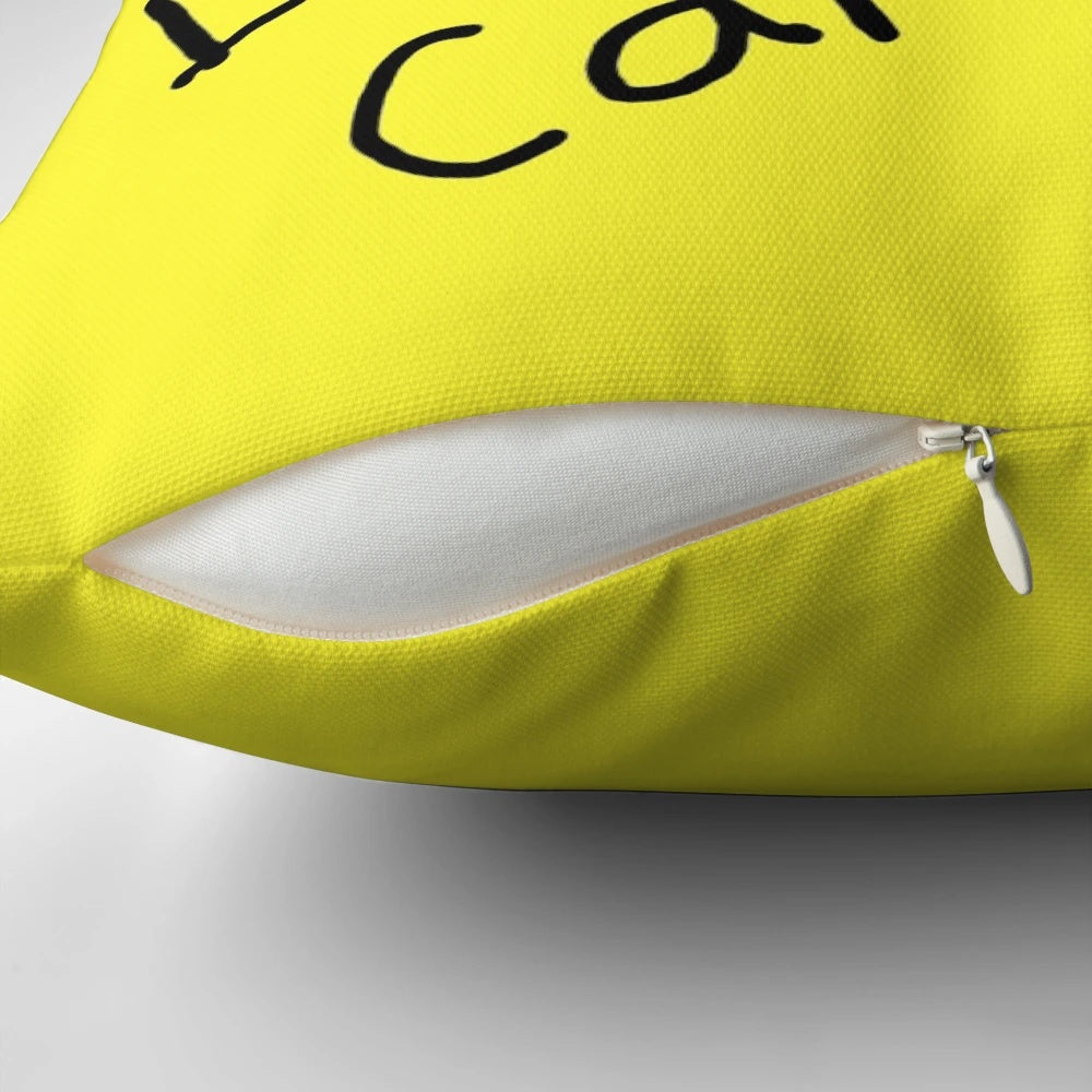 The Simpsons Lenny and Carl Pillow featuring the iconic white and black color combination