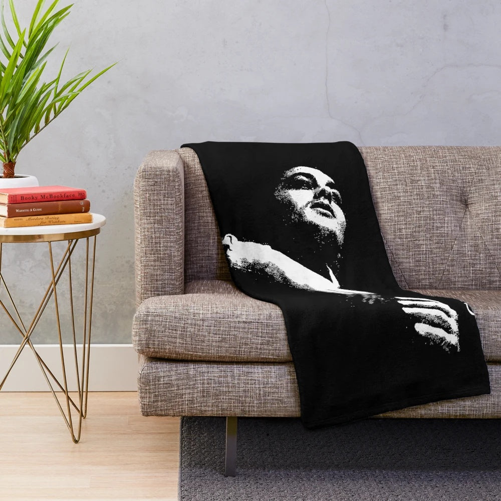 Cozy plush blanket featuring "The Queen Is Dead" album cover by The Smiths