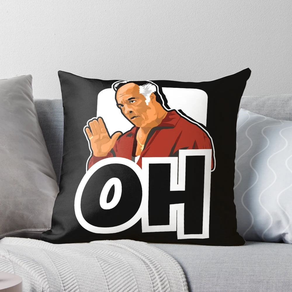 Sopranos Paulie Walnuts Themed Pillow
