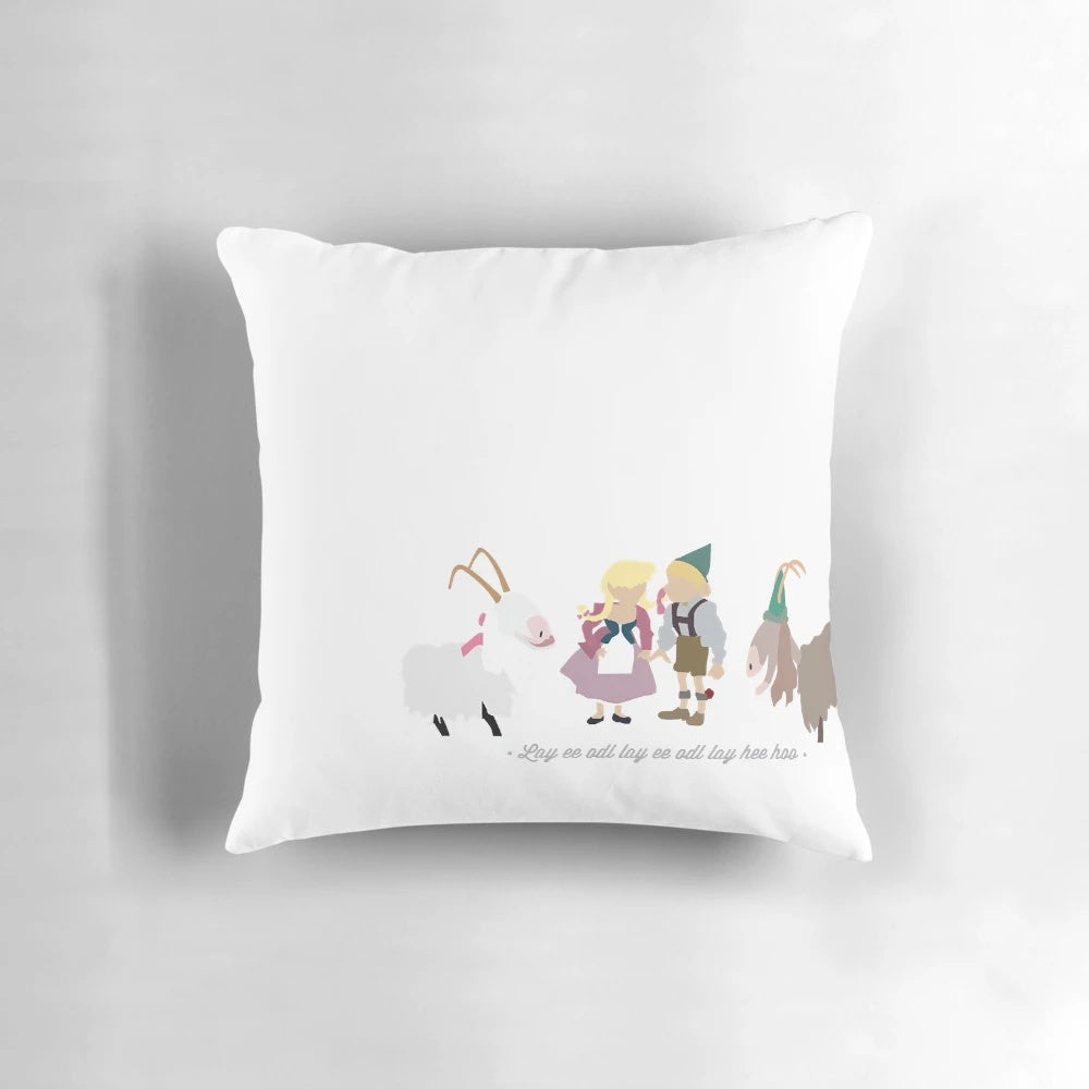 The Sound of Music Lonely Goatherd Pillow featuring Julie Andrews from the Broadway Musical