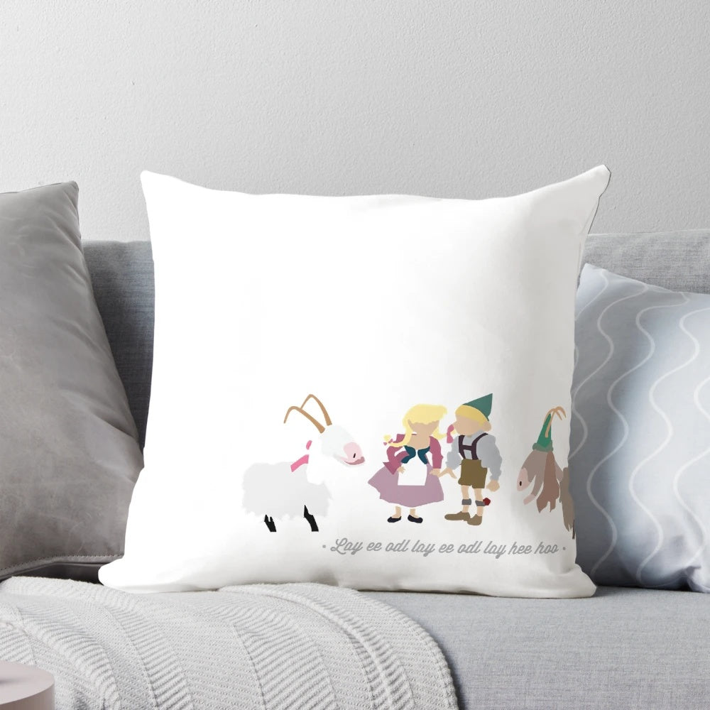 The Sound of Music Lonely Goatherd Pillow featuring Julie Andrews from the Broadway Musical