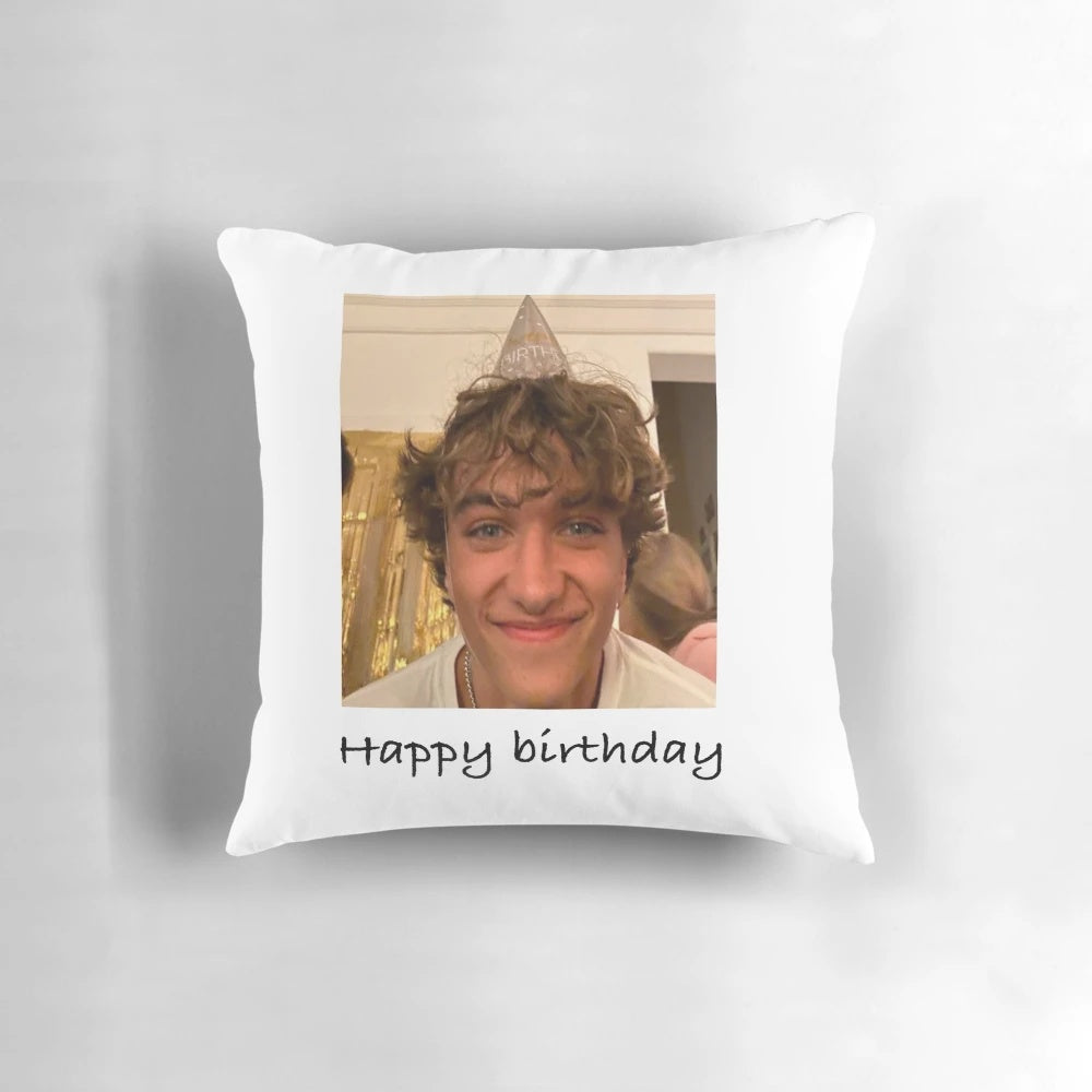 Soft, plush pillow featuring Jeremiah Fisher from the popular book and TV series "The Summer I Turned Pretty