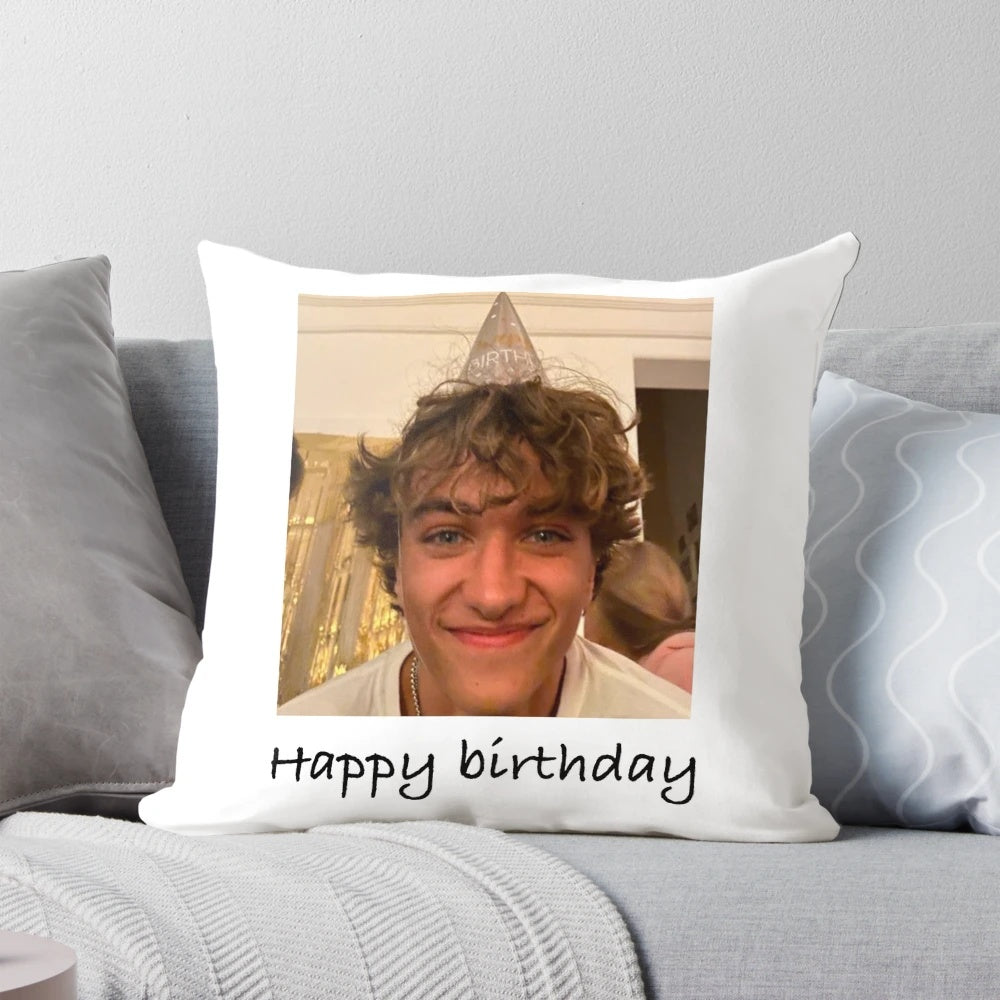 Soft, plush pillow featuring Jeremiah Fisher from the popular book and TV series "The Summer I Turned Pretty