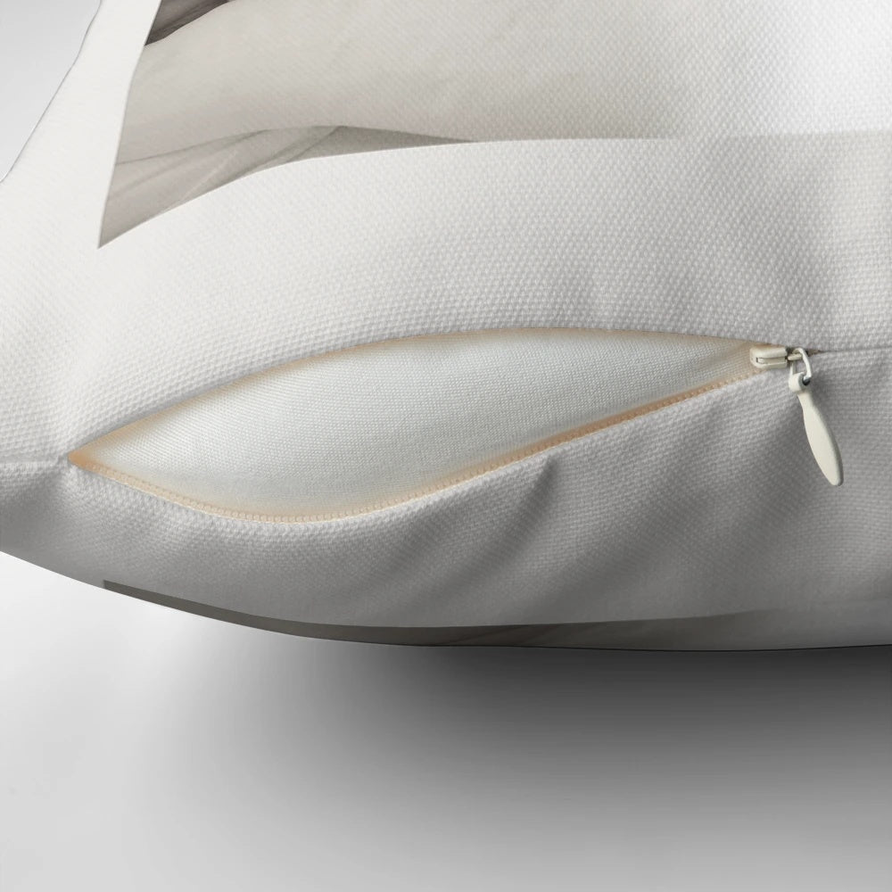 A stylish and comfortable pillow featuring the album cover art of Taylor Swift's "The Tortured Poets Department" release.