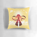 The Traveler Pillow featuring imagery from the video game "Journey" by thatgamecompany