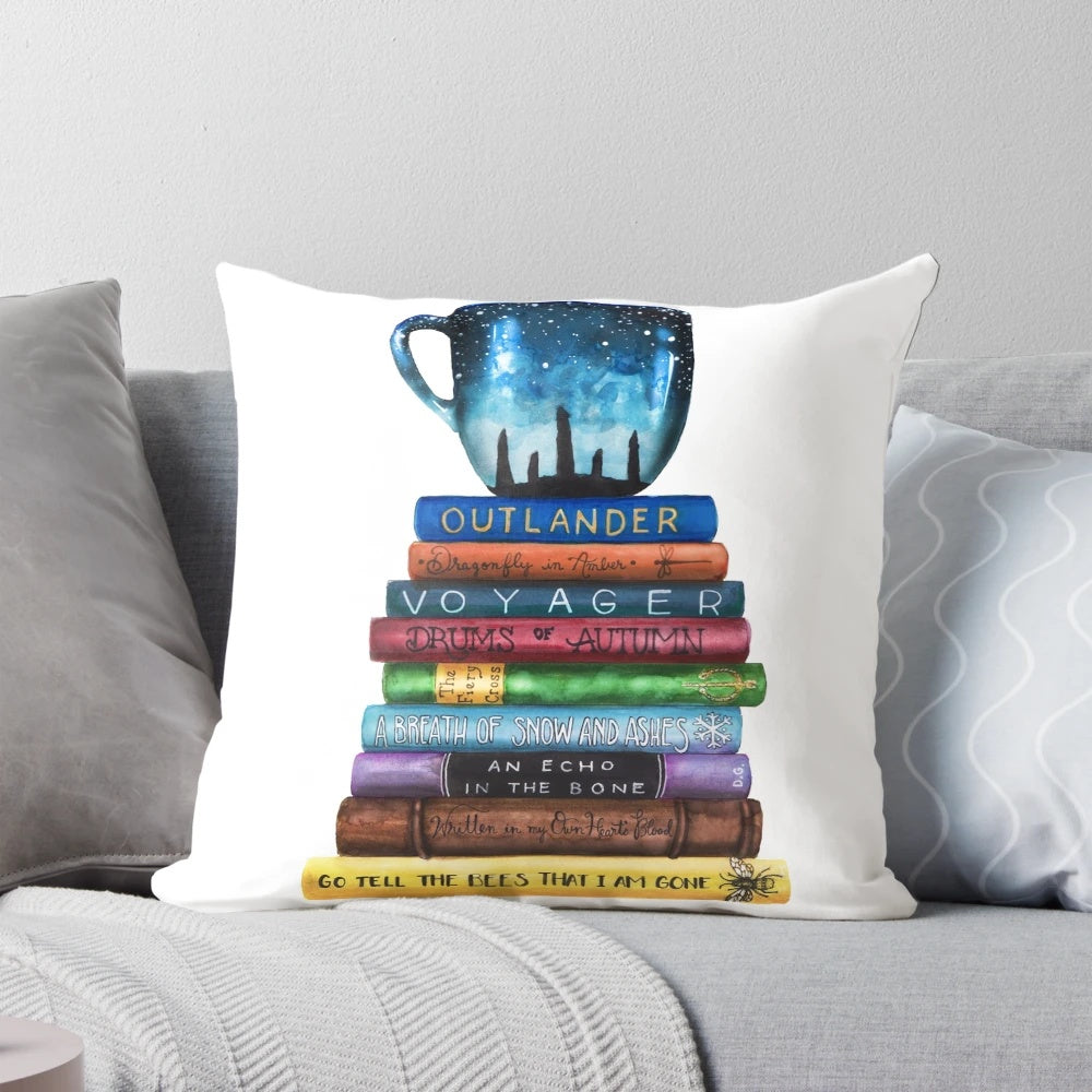 Outlander Lover Pillow featuring the iconic Outlander characters and designs