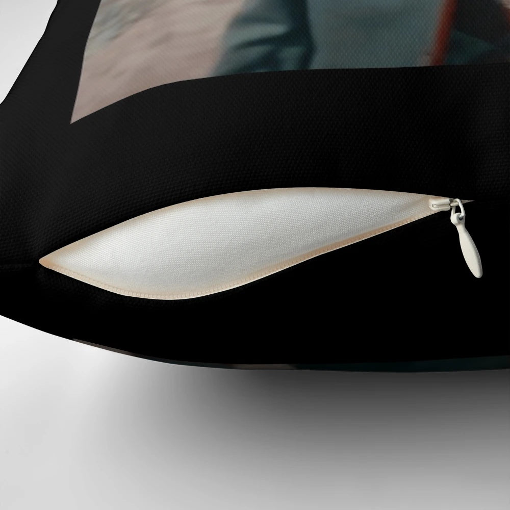 The Umbrella Academy Number 5 Pillow with the iconic character design