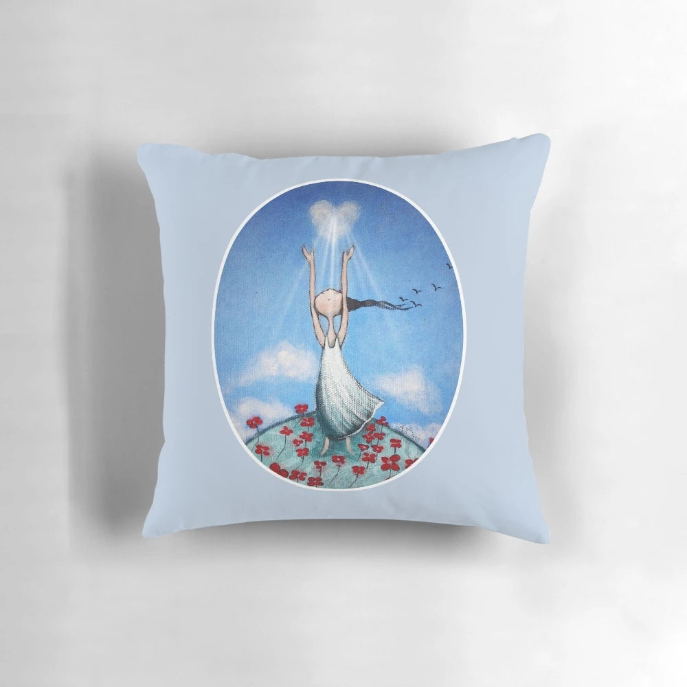 The "One" Pillow, a special and whimsical design that captures the essence of love.
