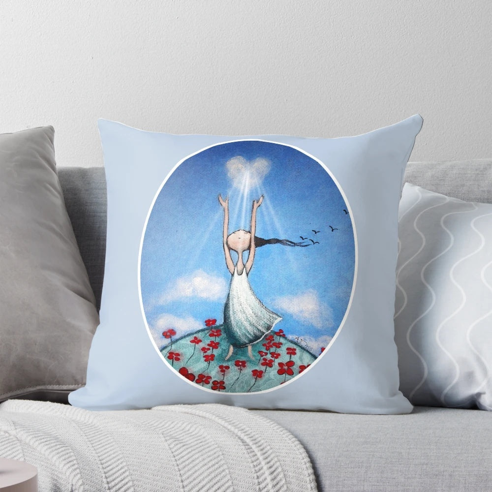The "One" Pillow, a special and whimsical design that captures the essence of love.