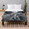 The Untamed inspired plush blanket featuring the beloved characters Wei Wuxian and Lan Wangji