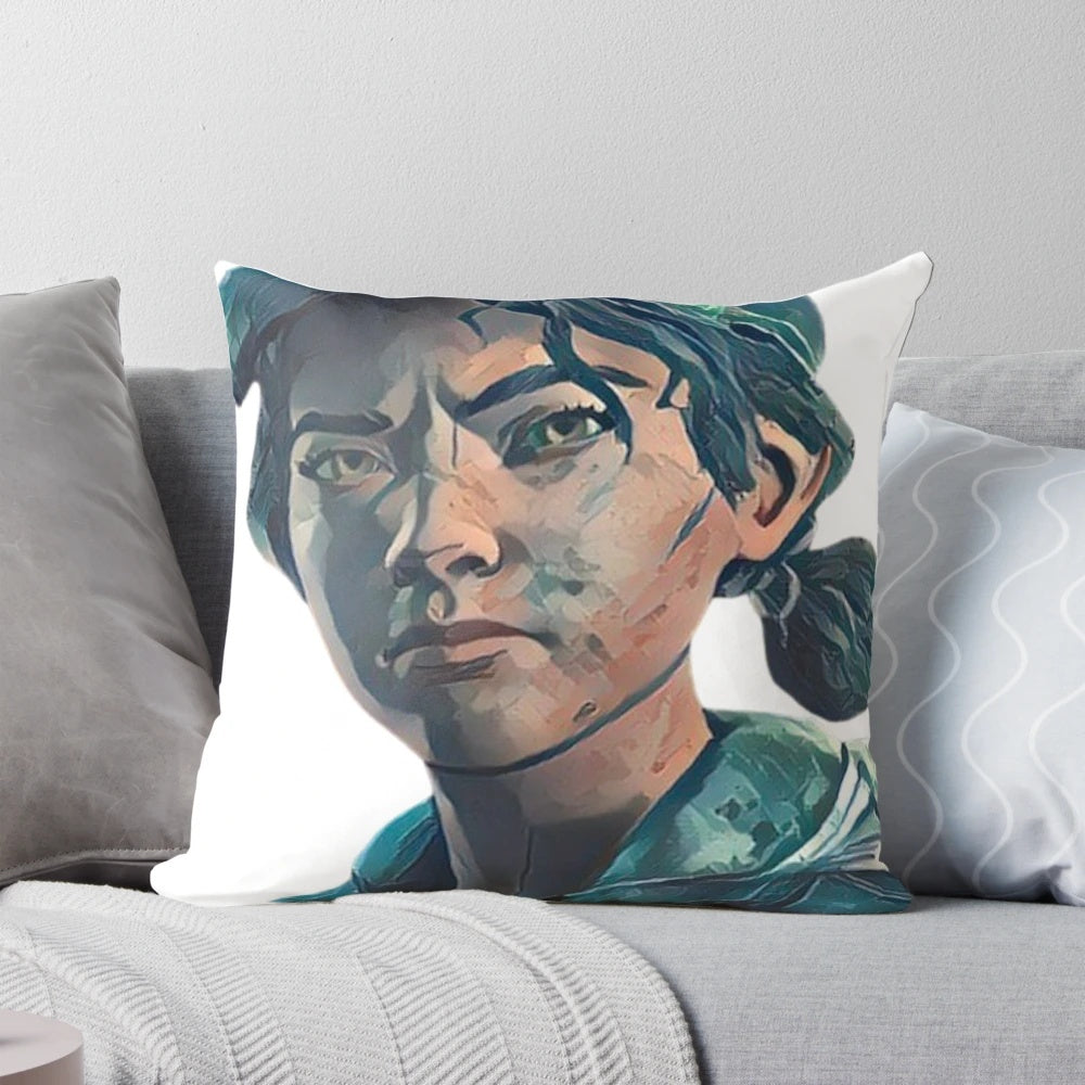 The Walking Dead Clementine TWDG Pillow, featuring the character from the popular video game series