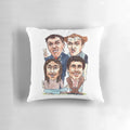 Young Ones Sitcom Characters on Pillow