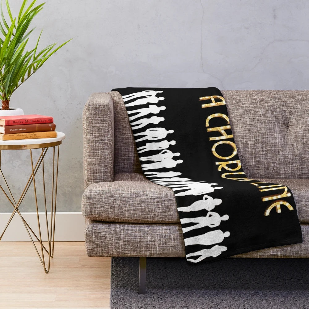 A Chorus Line Inspired Plush Blanket