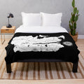Thedas Fantasy Map Plush Blanket featuring the world of Dragon Age