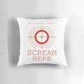 Therapeutic "Scream Here" Pillow for Stress and Anxiety Relief
