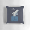 A plush whale-shaped pillow that provides support and relief for back pain.