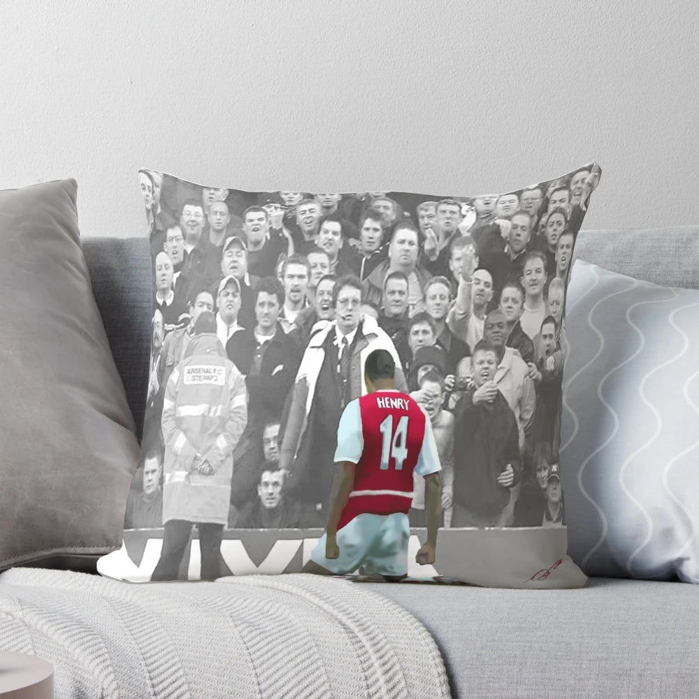 Thierry Henry Inspired Decorative Pillow