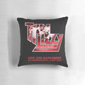 Thin Lizzy Pillow featuring the band's logo and Phil Lynott's iconic image