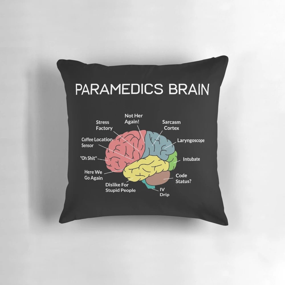 Thin White Line Paramedic Pillow for EMS, EMT, and First Responders