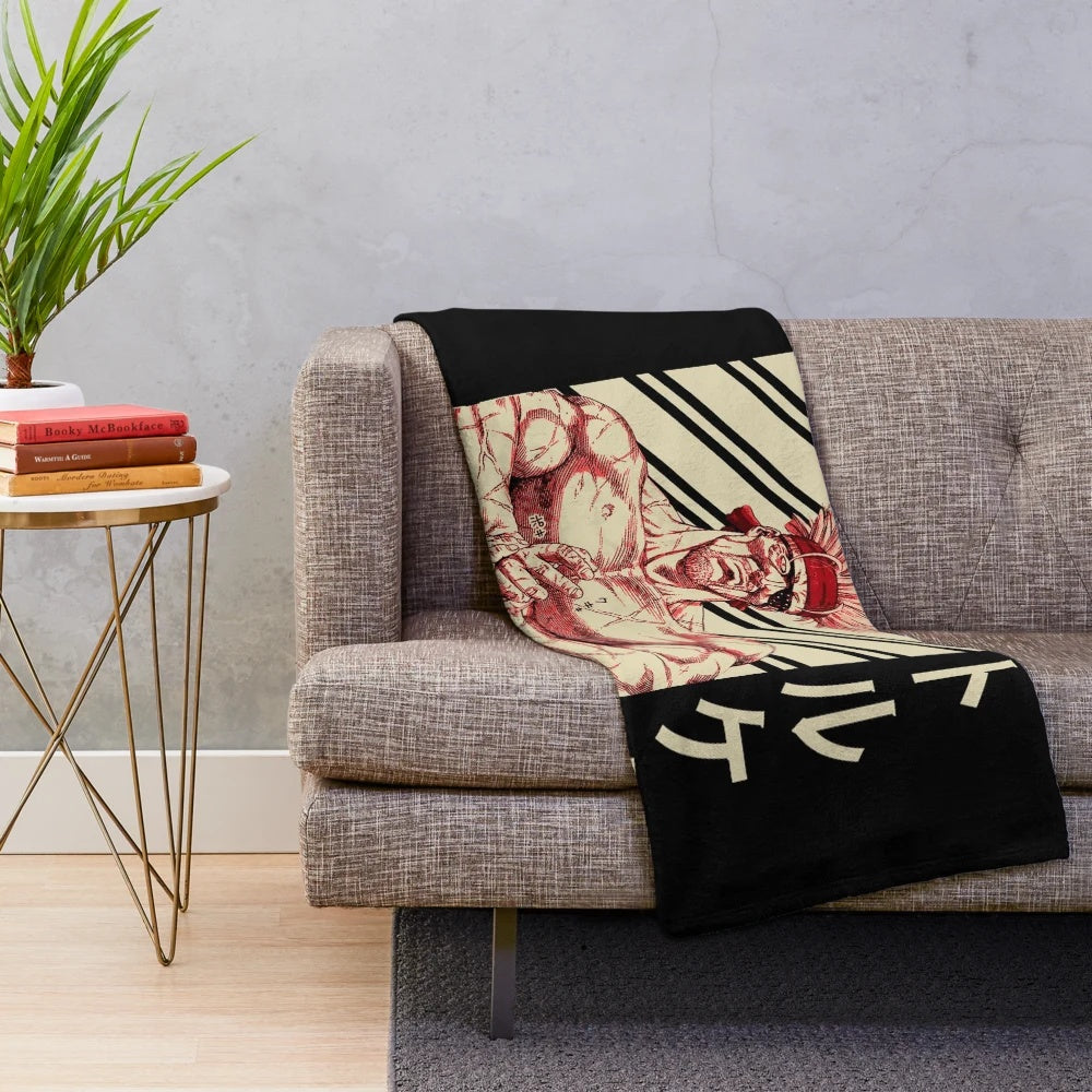 Thorkell the Tall inspired vintage art plush blanket