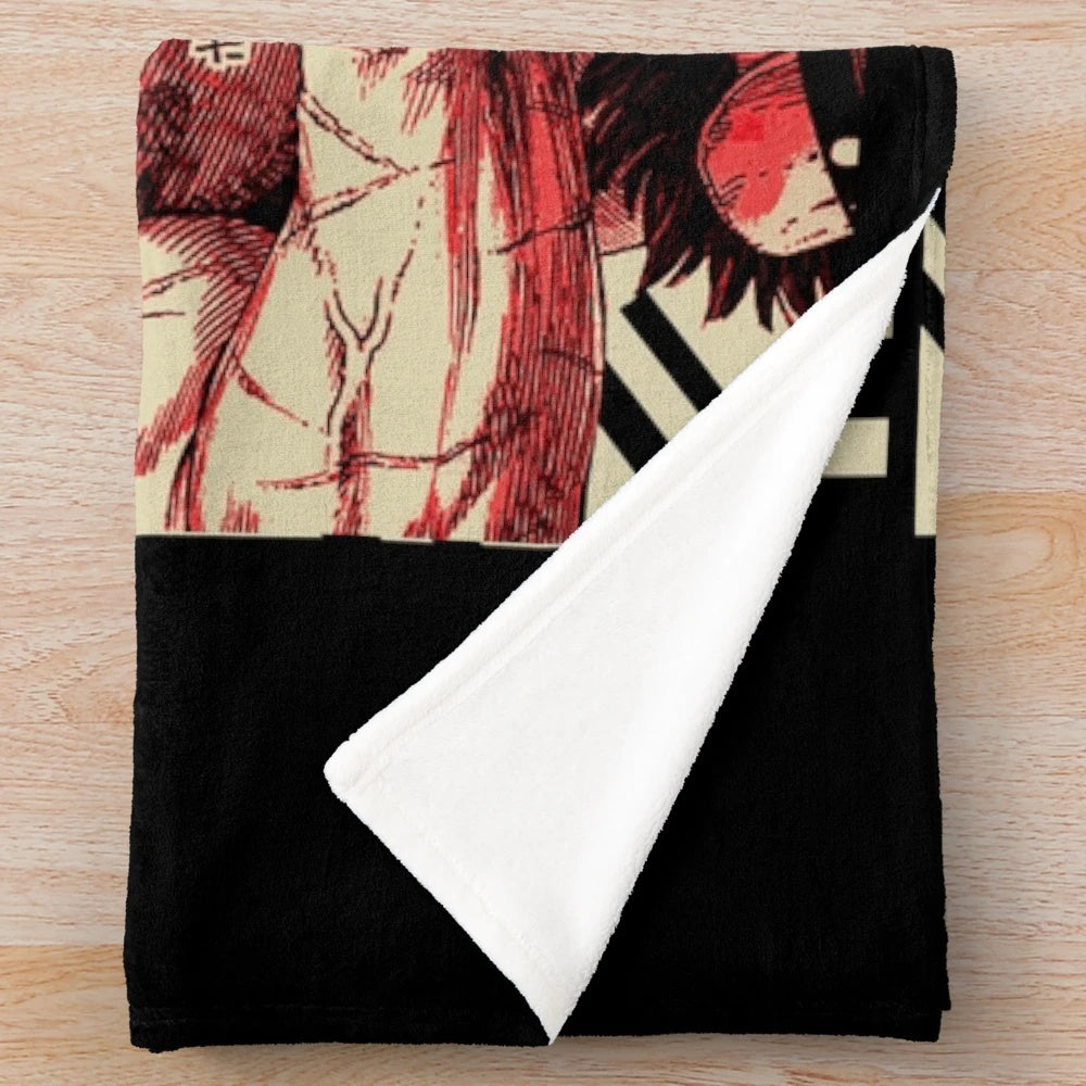 Thorkell the Tall inspired vintage art plush blanket