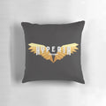 Thorpe Park logo printed on a soft, comfortable pillow