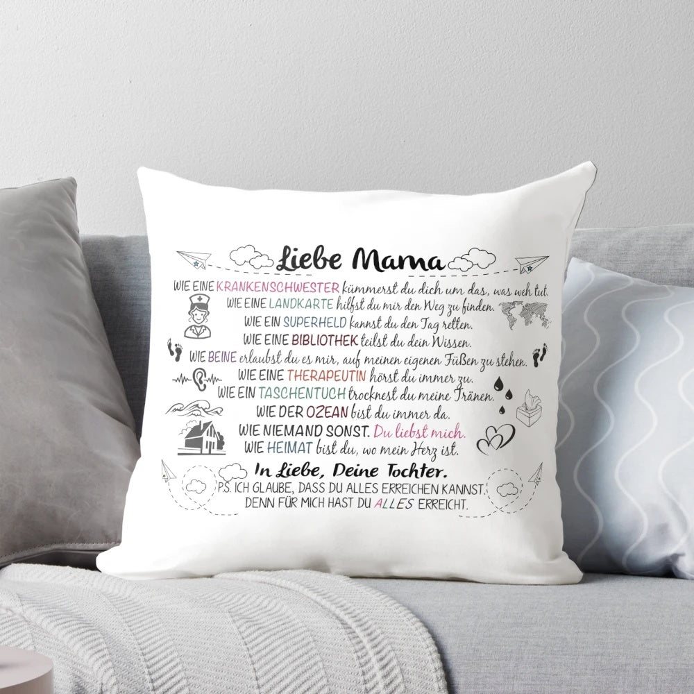 Personalized Pillow Gift for Mom - Funny and Heartfelt Design