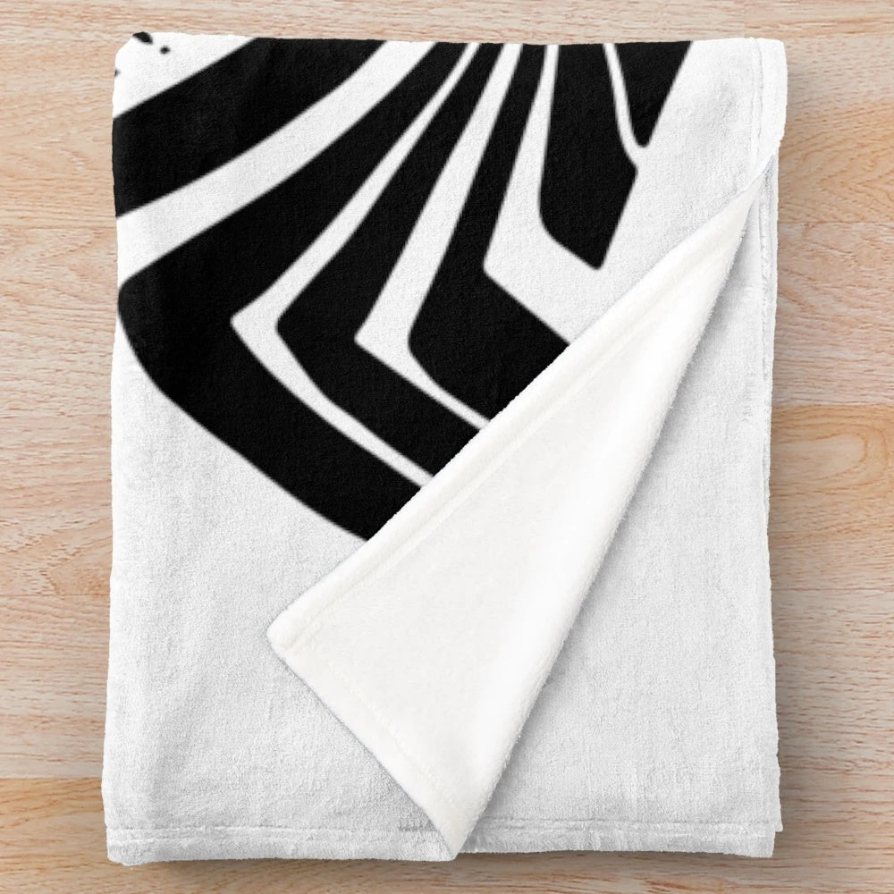 Thrawn's Chimaera Logo Inspired Plush Blanket featuring the iconic Imperial star destroyer design
