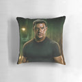 Jack Reacher-themed decorative pillow with action and suspense book series design