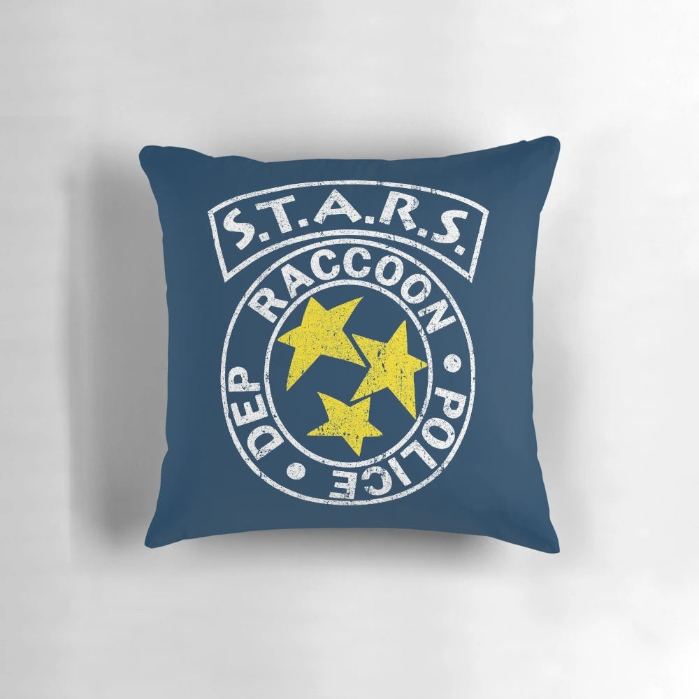 STARS' themed survival horror video game pillow