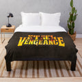 Steel Vengeance rollercoaster plush blanket with Cedar Point logo