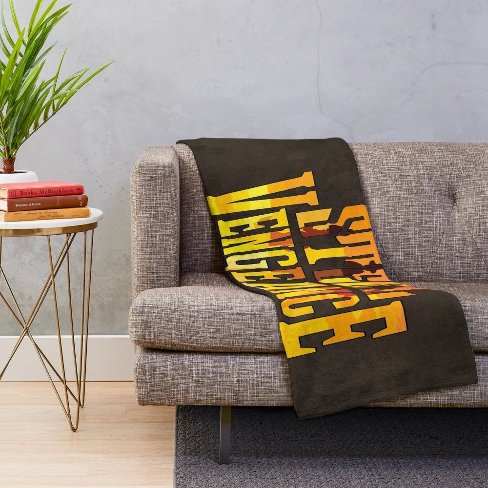 Steel Vengeance rollercoaster plush blanket with Cedar Point logo