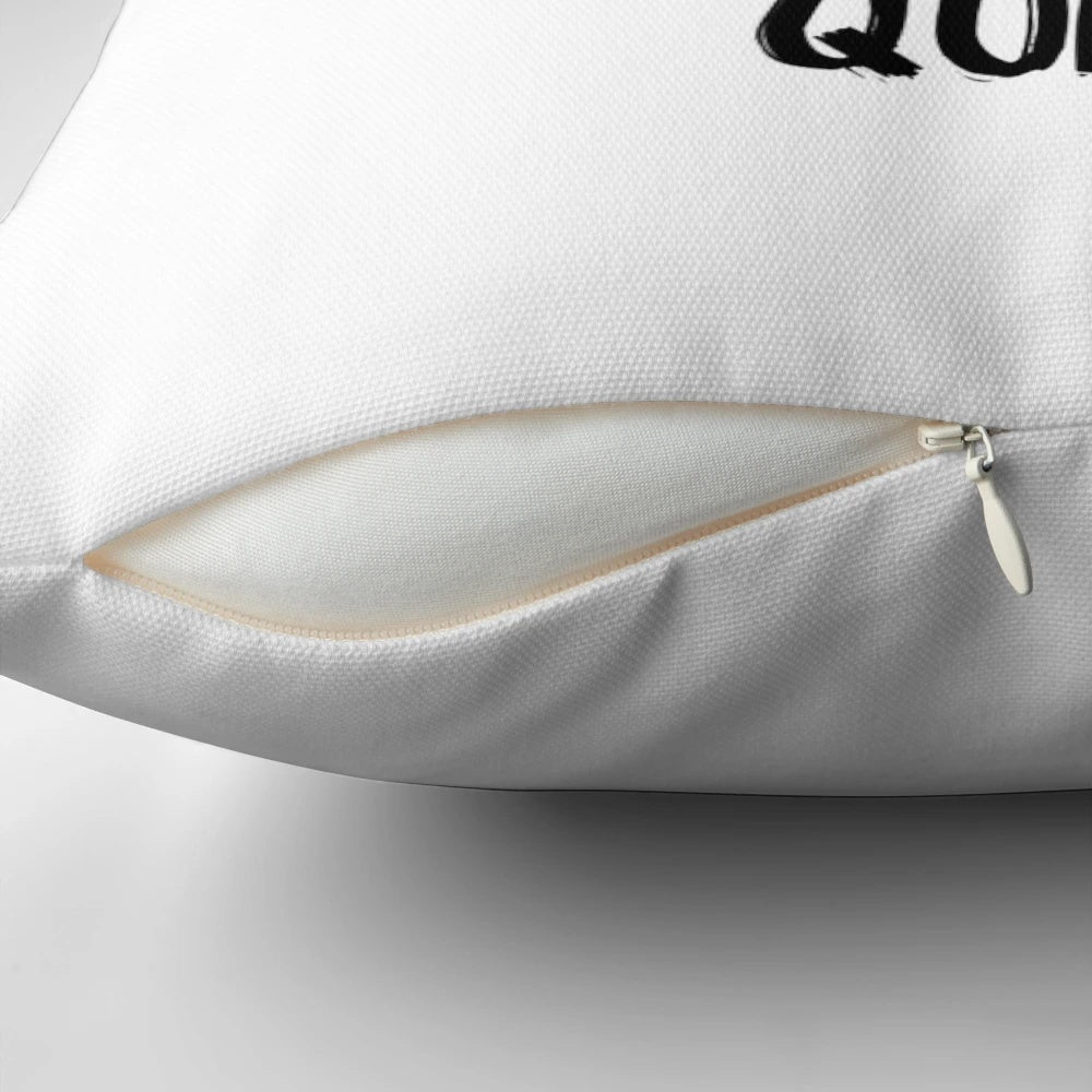 Throne of Glass "Fire-Breathing B*tch-Queen" Pillow featuring Celaena Sardothien, the heroine of the fantasy novel series.