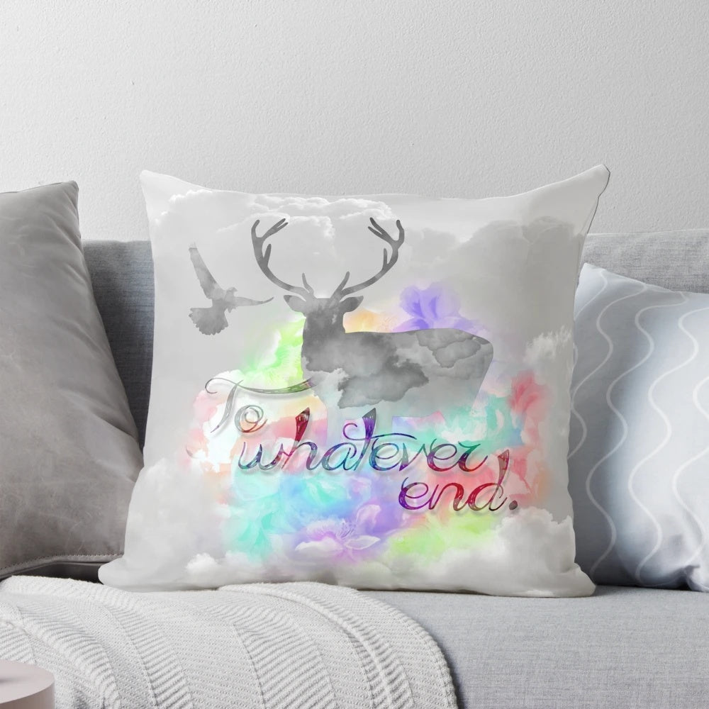 Throne of Glass Rowaelin Quote Pillow featuring a quote from the series