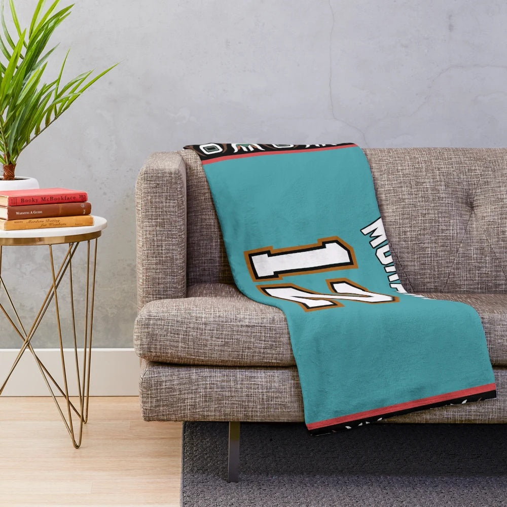 Ja Morant-inspired plush basketball blanket