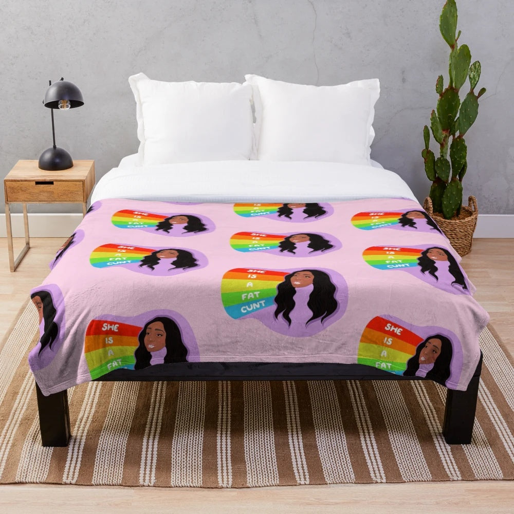 Tiffany Pollard inspired plush blanket