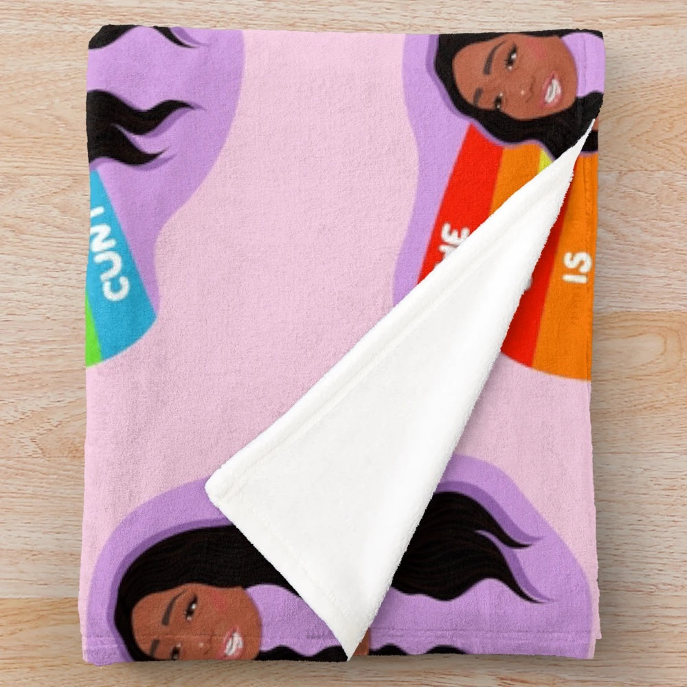 Tiffany Pollard inspired plush blanket