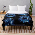 Time Storm Plush Blanket featuring the iconic TARDIS from Doctor Who