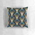 Elegant Art Deco seamless design pillow for modern home interiors