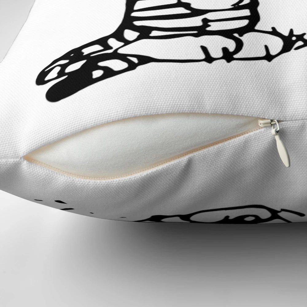 A colorful and nostalgic pillow featuring the beloved characters Calvin and Hobbes from the classic comic strip.