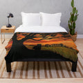 Gone with the Wind plush blanket in realistic, gouache style