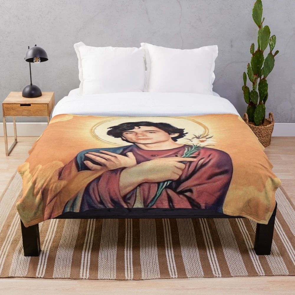 Timothée Chalamet as Jesus Christ Plush Blanket