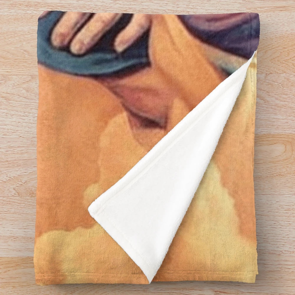 Timothée Chalamet as Jesus Christ Plush Blanket