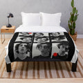 Timothée Chalamet inspired plush blanket with collage of the actor