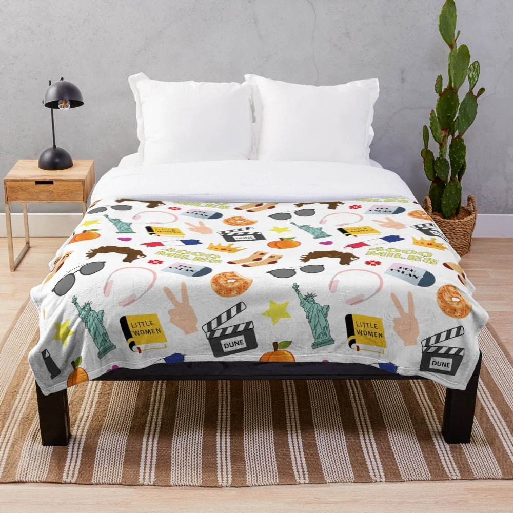 Timothée Chalamet Inspired Plush Blanket