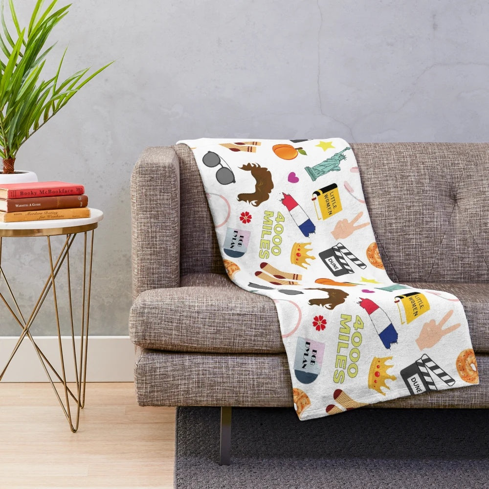 Timothée Chalamet Inspired Plush Blanket