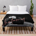Timothée Chalamet inspired plush blanket featuring a collage of images