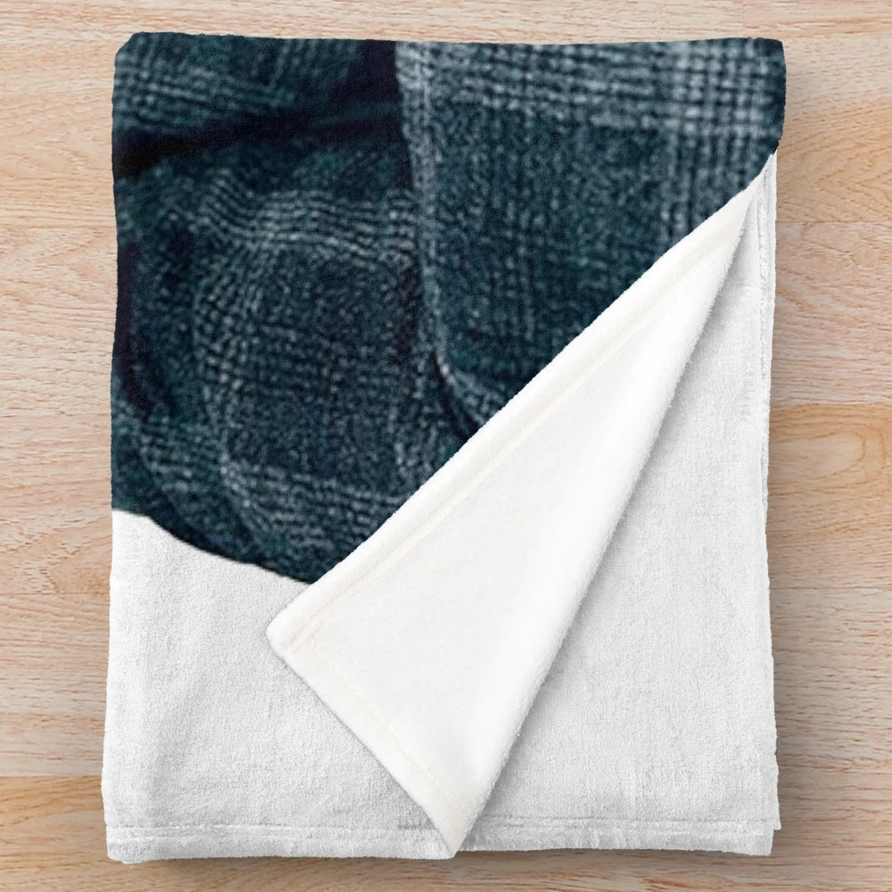 Timothée Chalamet plush blanket featuring scenes from Call Me By Your Name and Lady Bird