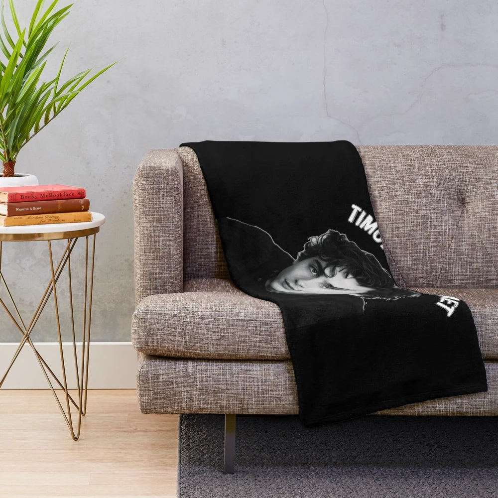 Timothee Chalamet inspired plush blanket